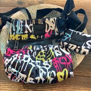 Fox Racing cross body with matching wallet